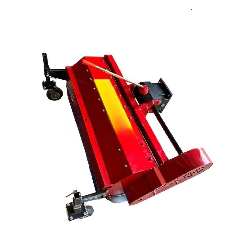 

Heavy-duty agricultural straw pulverizer with engine and gears, suitable for small farms