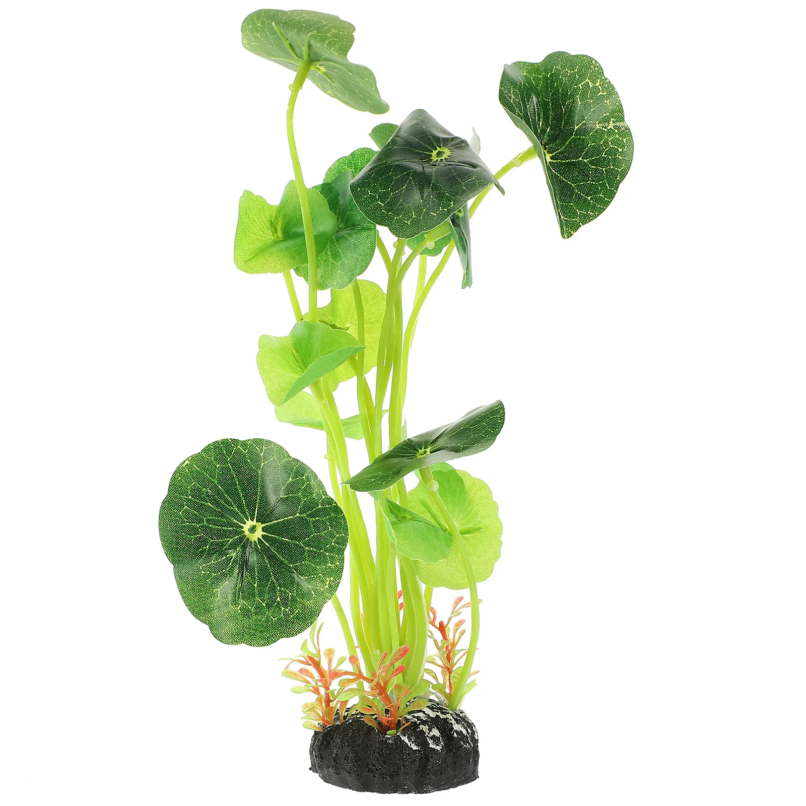 

Simulated Lotus Leaves Aquarium Decor Plastic Fake Plant For Fish Tank Durable Small Aquatic Plants Realistic Artificial Plants