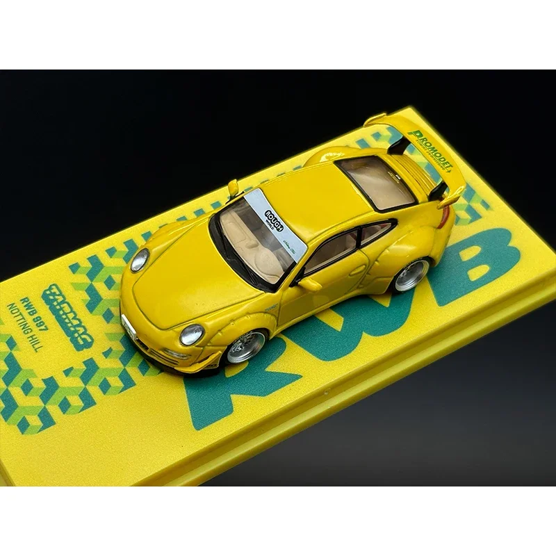 Tw 1:64 rwb 997 notting Hügel Druckguss Diorama Auto Modell Sammlung Miniatur Spielzeug Asphalt arbeitet