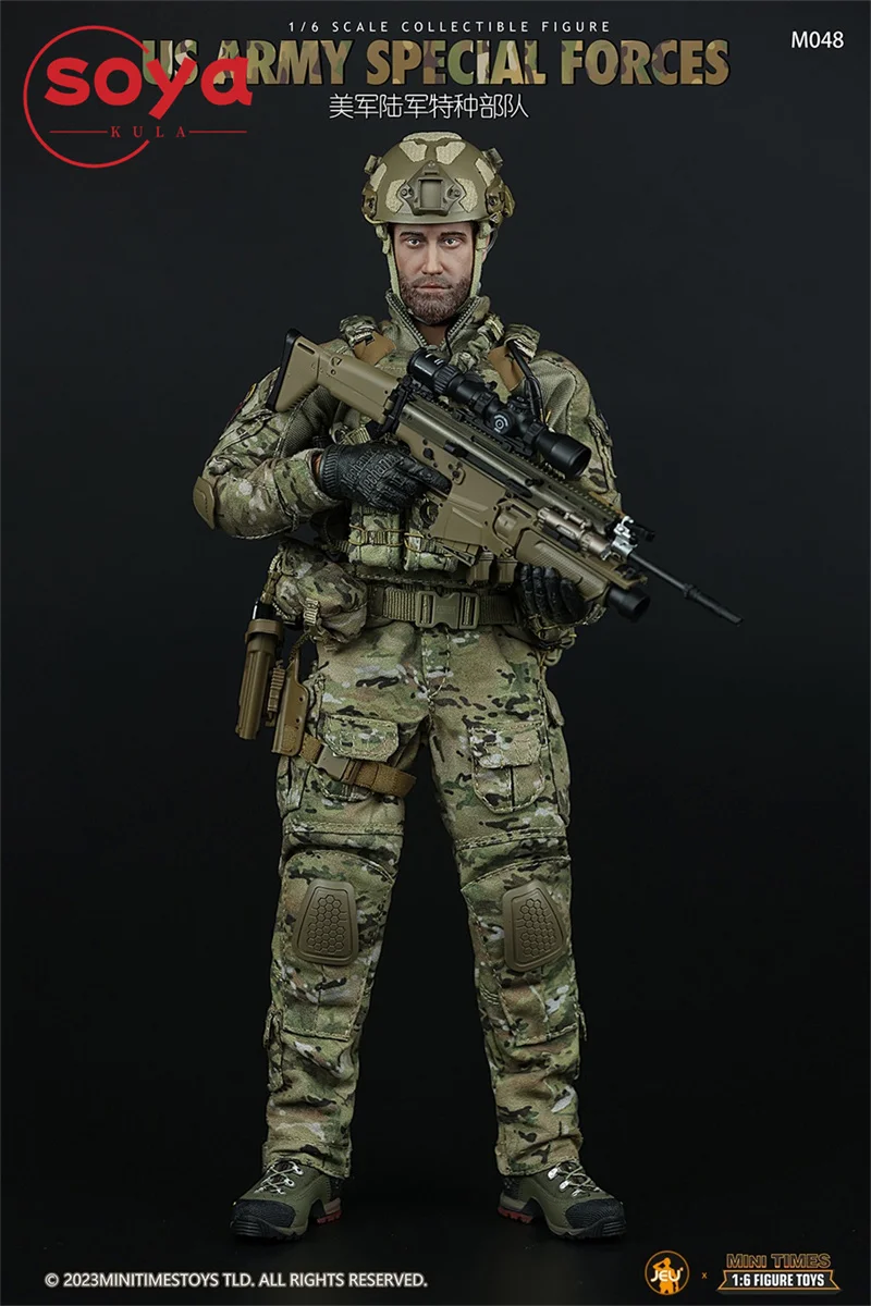 ألعاب صغيرة الحجم M048 1/6 مقياس الجيش الأمريكي القوة الخاصة عمل الشكل 12 ''التمثال الذكور العسكري الحديث مجموعة كاملة لعبة #4