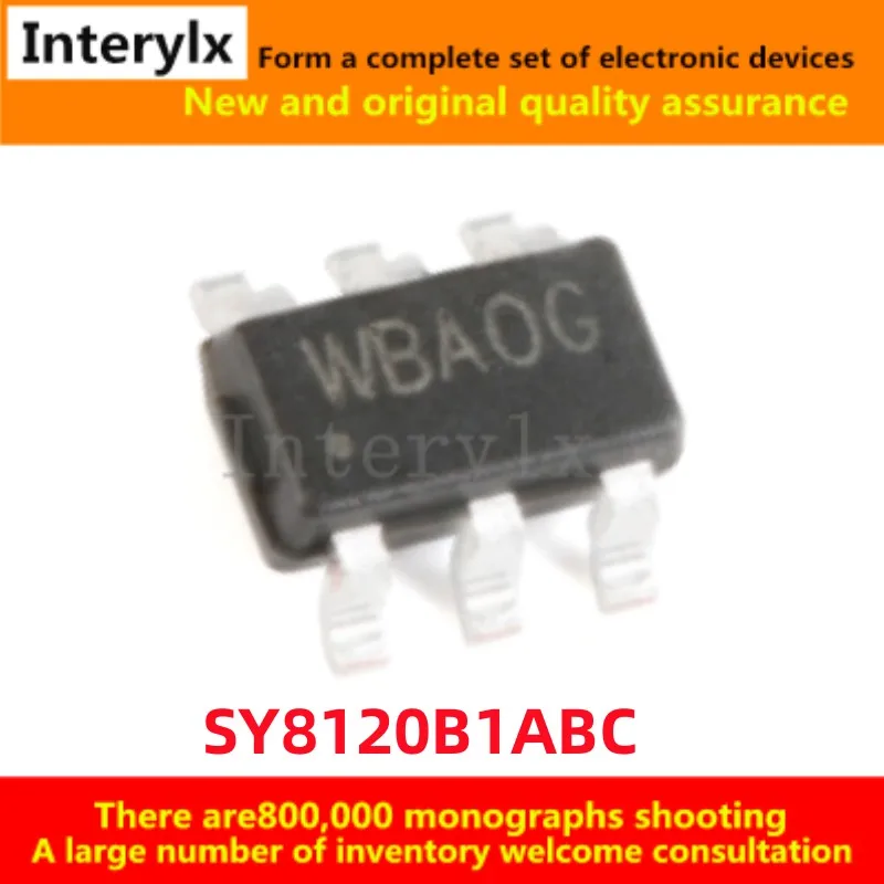 10-50Pcs/Lot Brand new original SY8120B1ABC SY8102 silk screen WB SOT-23-6 synchronous step-down DC-DC voltage regulator