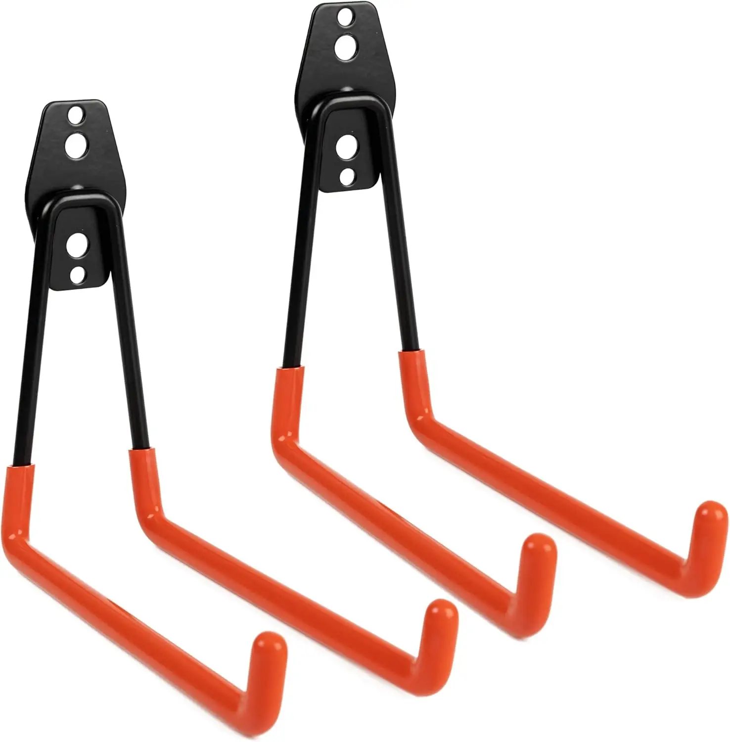 

Garage Storage Hooks - Heavy Duty Wall Mount Hanger Ra - Hang Utility Hooks, Ladders, Garden Tool, Chair - Extension Cord