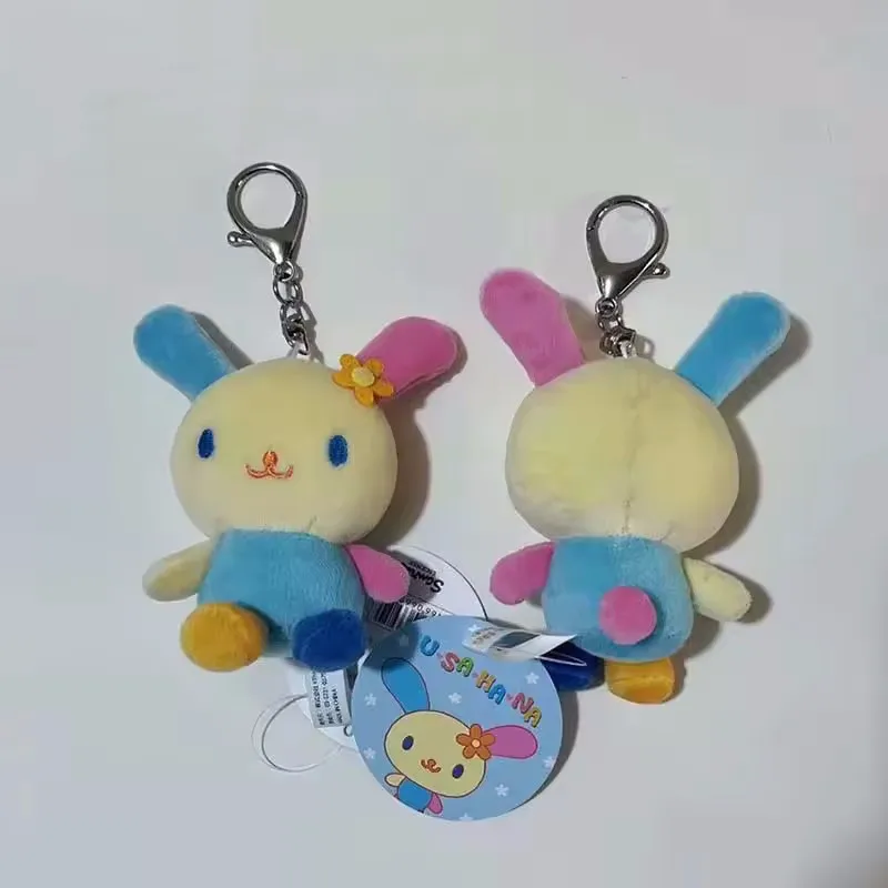 Kt Cute Usahana Plush Keychain Key Chain Keyring Rabbit Bunny Kawaii Women Bag Keychains Mascot Kids Toys For Girls Small Gift