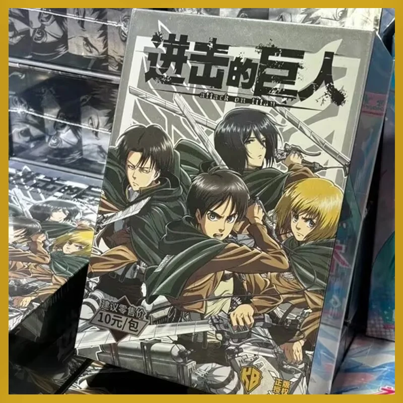 

In Stock Genuine Attack On Titan Card Allen Survey Corps Trading Cards Final Battle Surprise Collectible Card Toys Holiday Gifts