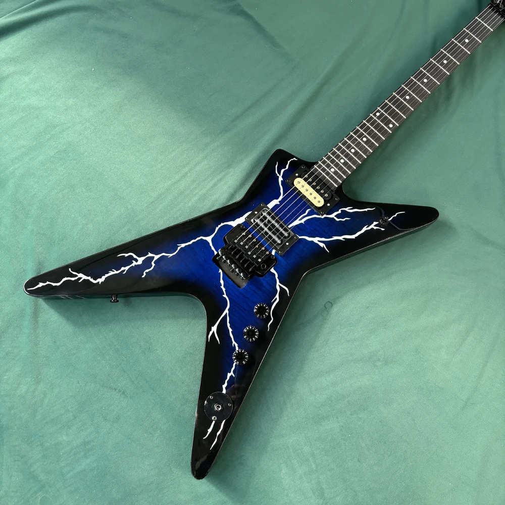 

BlueFlameLightningDouble TremoloElectric Guitar, Precise Locking TuningStableNon-Drifting Guitars, Advanced Electric Guitarra