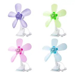 Clip on Fan Noiseless Modern Electric Fan Table Fan Personal Fan Mini Desktop Fan for Office Tent Basement Bed Dorm US Adapter