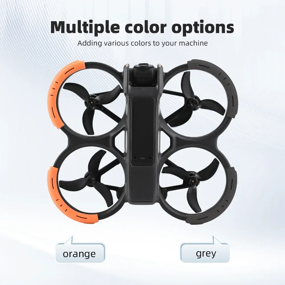 BRDRC DJI 아바타 2 드론용 프로펠러 가드, 경량 소품 보호대, 충돌 방지 범퍼 보호 쉘 액세서리