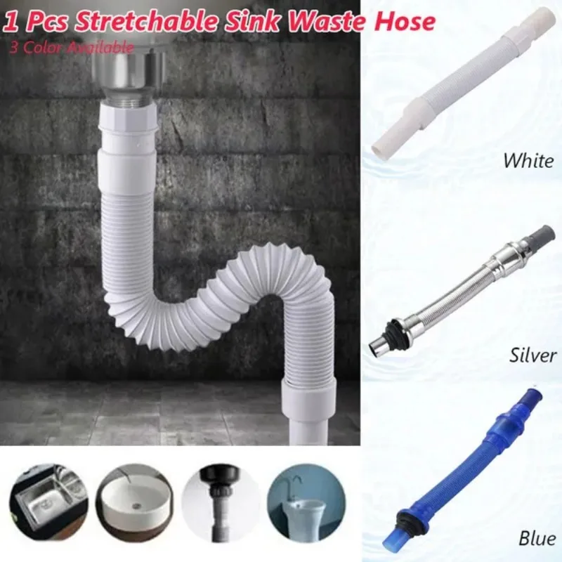 

1 шт., гибкий раковина для кухни, ванной комнаты, сливной шланг для раковины, раковины, раковины (не включая другие)