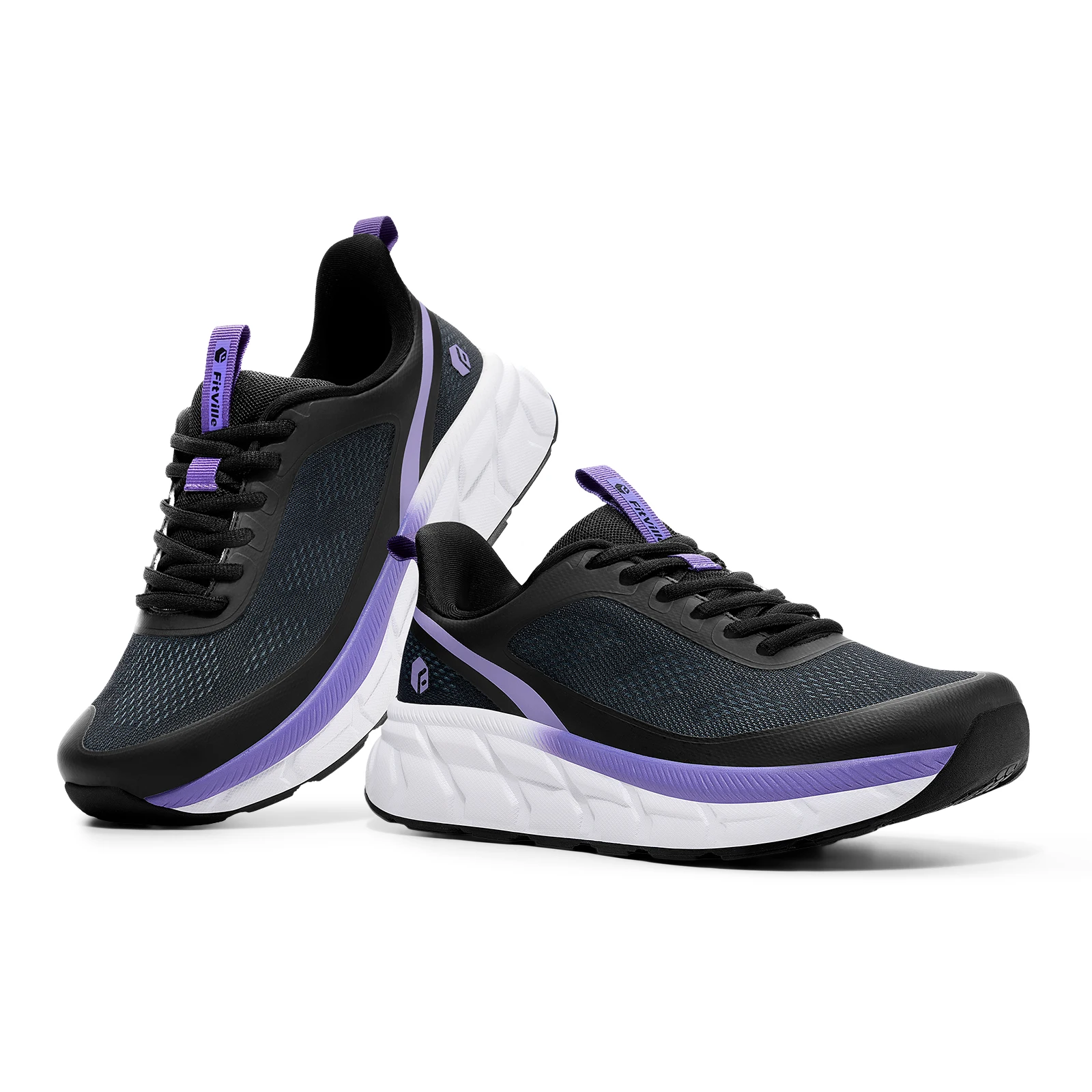 FitVille Damen-Laufschuhe mit Breiter Zehenbox, Atmungsaktive Dämpfung, Komfortable Jogging-Sneaker mit Gewölbeunterstützung – Detail 17