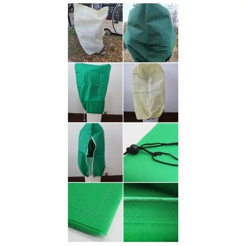 652F Plant Winter Security Highlighting Ending And Tie Fashion For Cold And Dirt Barrier 180x240cm White Cream Green