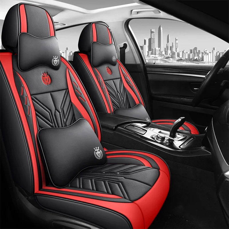 Front+Rear Car Seat Cover for VW POLO Scirocco Caddy Jetta New Beetle GOLF Passat B6 B8 Touareg Accessories