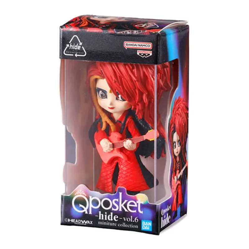 hide Qposketフィギュア Bandai Gashapon Qposket Hide Matsumoto Guitarist Mini Boxed Figure