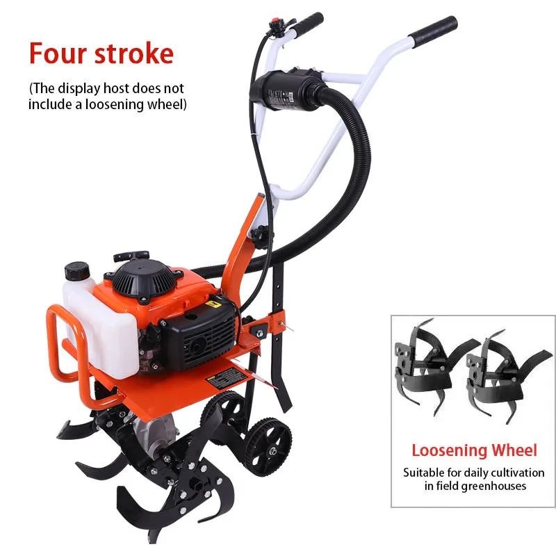 

2/4-Stroke Gasoline Micro Cultivator Agricultural Garden Tools Gasoline Multi-function Minitype Rotary Tiller Machinery for Far