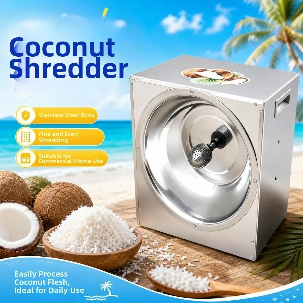 Stainless Steel Electric Coconut Meat Grater Safe Efficient Coconut Meat Remover Tool Automatic Heavy Duty Coconut Planer