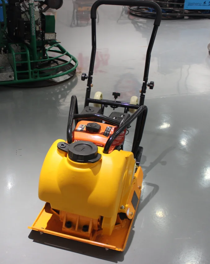 Flat vibration pile driver 6.5 horsepower engine 4 kW vibratory roller, for new construction, long service life
