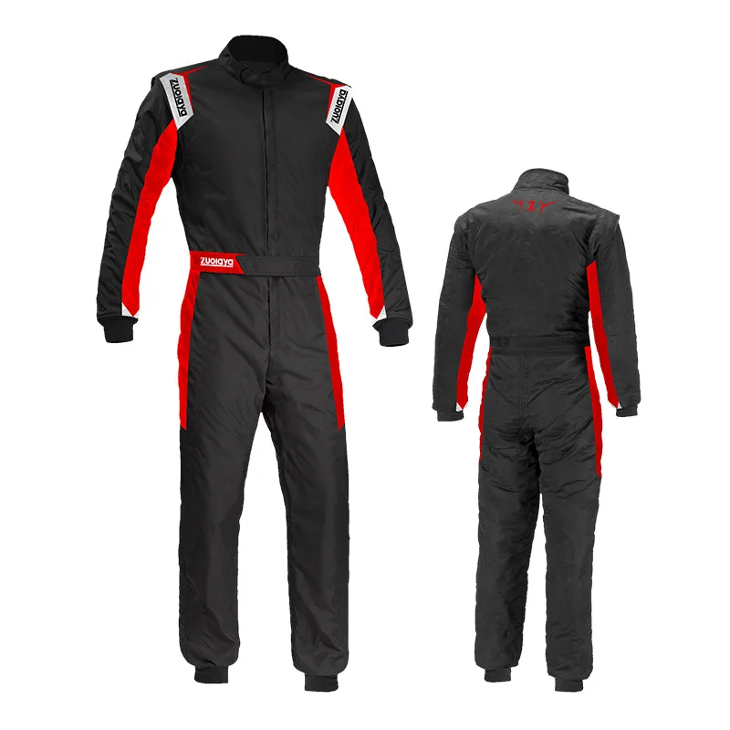 

Black Motorcycle Jacket Waterproof Off-road Jacket Composite Fabric Motorcycle Onesie Wear Resistant Go-kart Suits Quick Dry