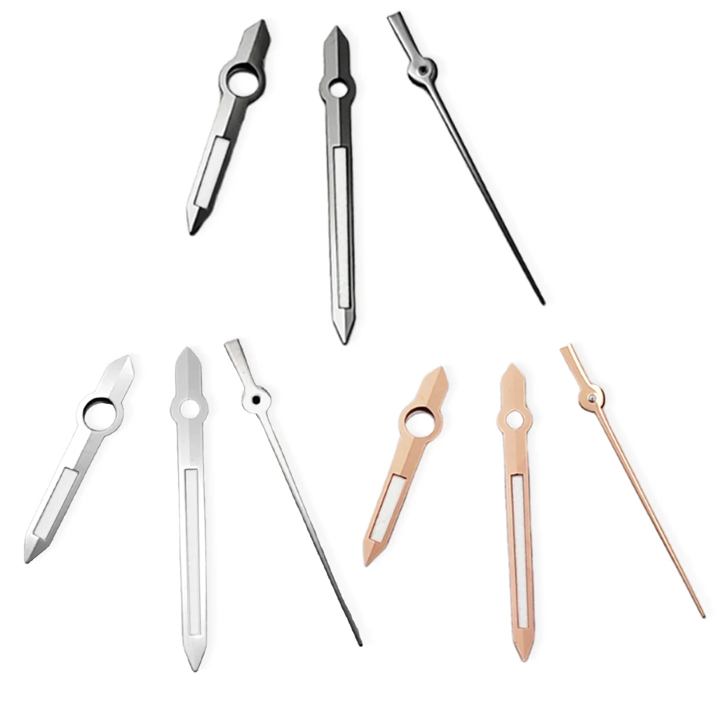 NH35 Lancette dell'orologio Verde Luminoso Fit NH35 NH36 Miyota8215 8205 821A Mingzhu DG2813 3804 Verde Luminoso Movimento Automatico