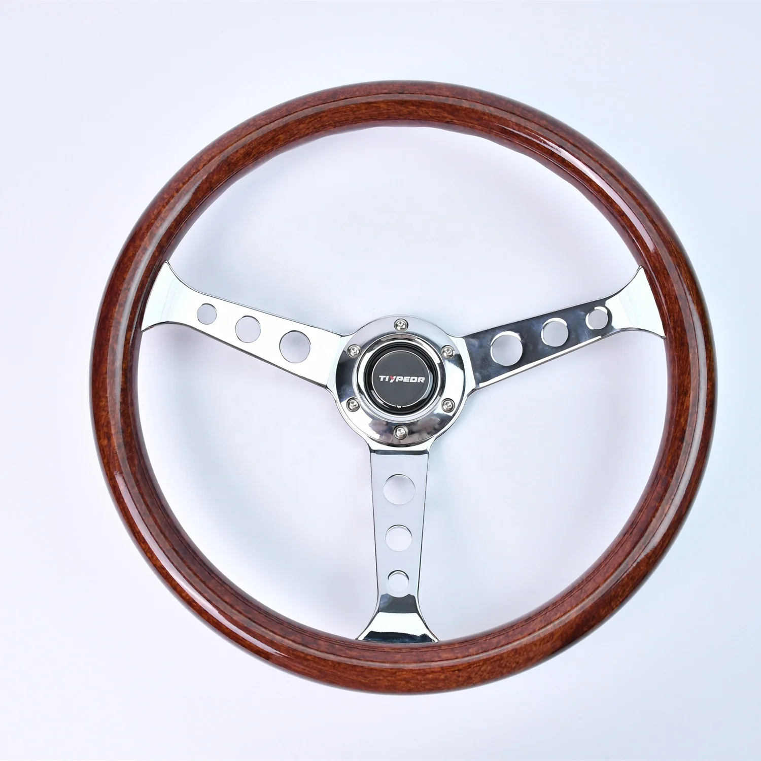 

High Quality Car 15 Inch Electroplated ABS Steering Wheel Modified Classic Car Steering Wheel