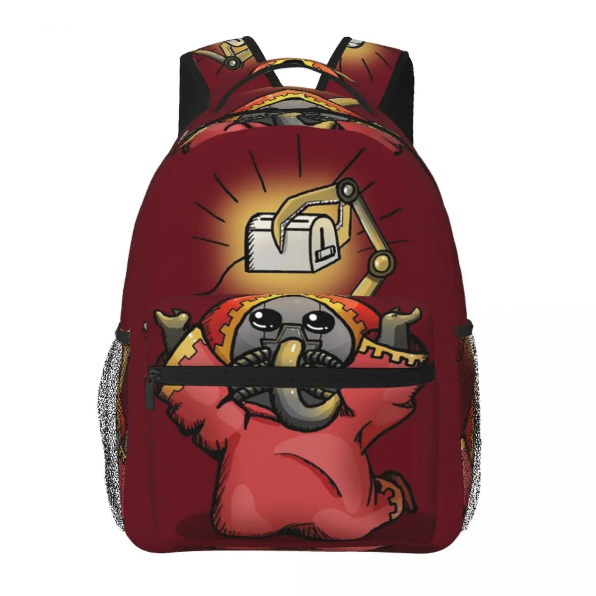 

Toaster Priest Backpack Student Boys Girls BookBag Children School Bag Computer Shoulder Bags for Men Women