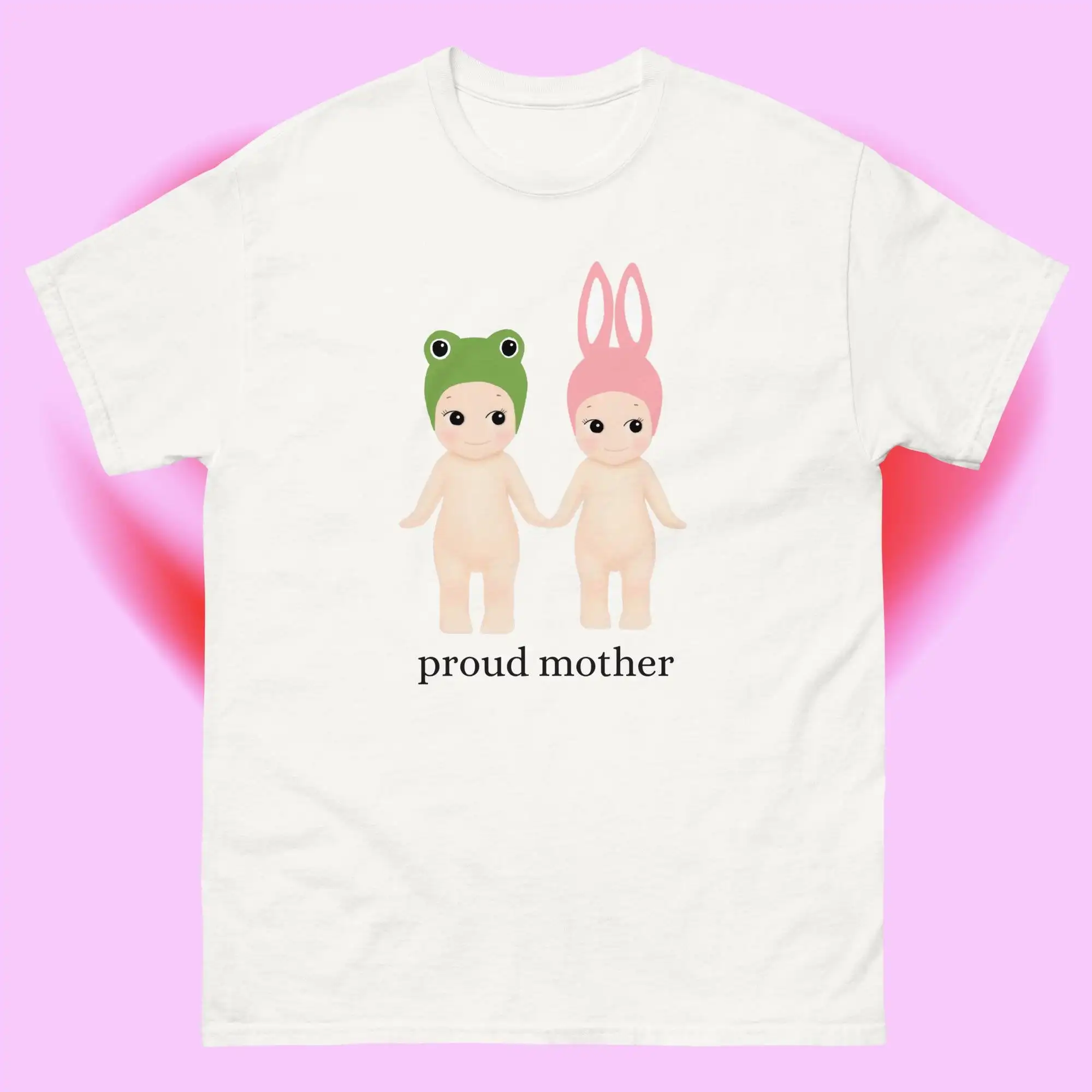 Sonny Angel Cute Bunny Frog T Shirt Proud Mother