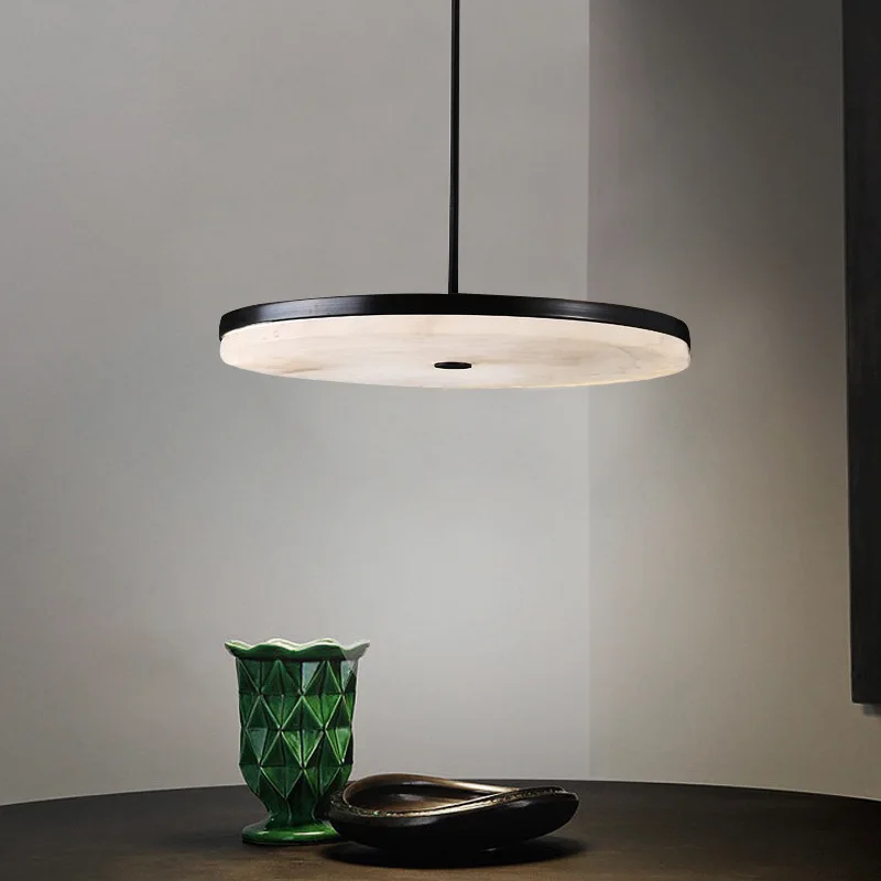 Nordic Modern Pendant Light Minimalist Marble Pendant Light for Bedroom Living Room Dining Room Bar Counter Small Pendant Light