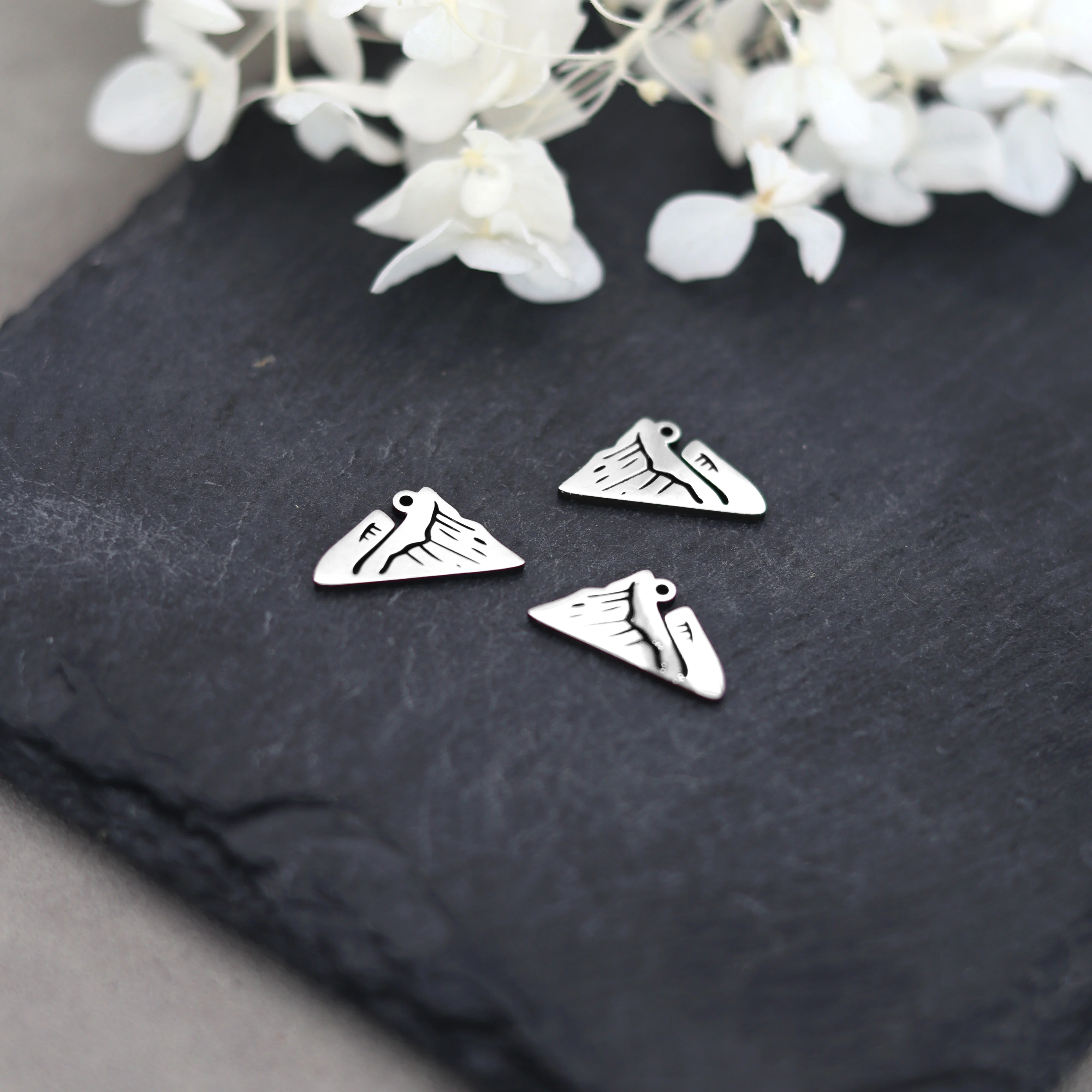 3PCS/LotHiking Adventure Snowy Mountain Pendant Mountain Range Pendant Jewelry Dainty Charm Pendant  for Nature Lover gifts
