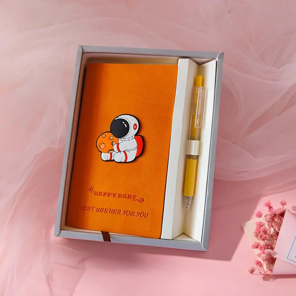 Funny 1 Set Creative Cartoon Pattern Journal Notebook Comfortable Touch Diary Notebook Horizontal Line   School Supplies