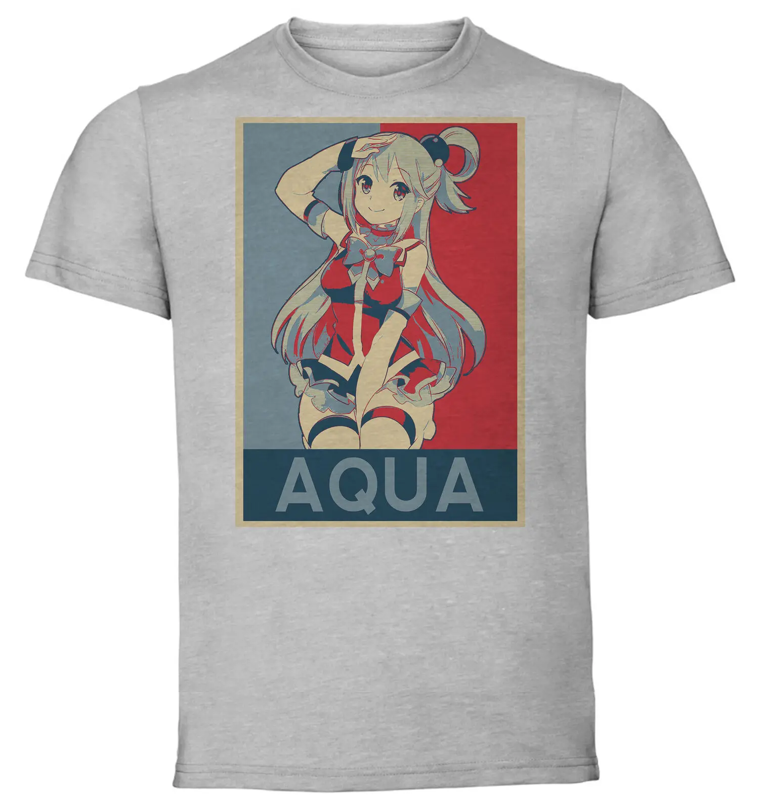 T-Shirt - Propaganda - KonoSuba - Aqua variant 6- Unisex clothing