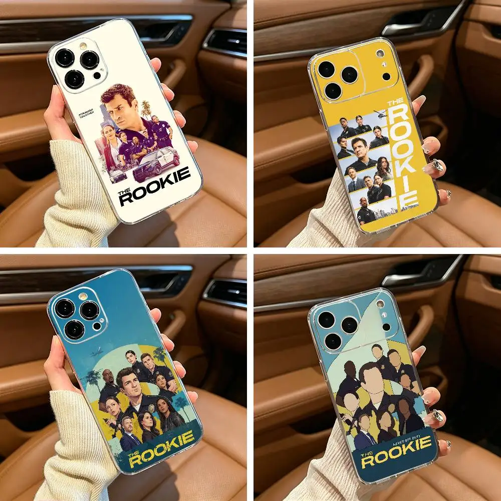 

TV -The R-rookie Phone Case For iPhone17,16,15,14,13,12,11 ,Pro Max, Plus Soft Silicone Transparent Cover