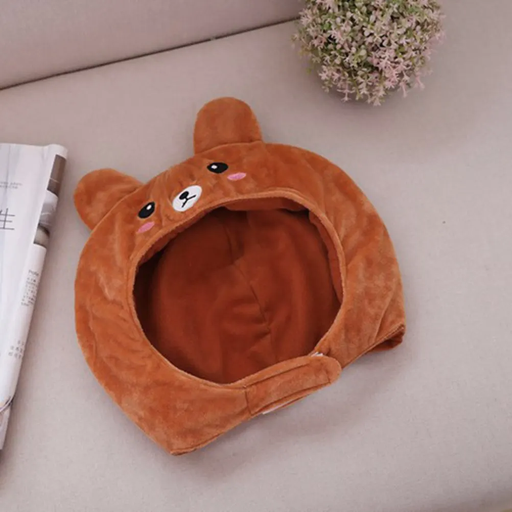 Novelty Animal Headwear Bear Hat One Size Safety Environmental PP Cotton Filler Multipurpose Warm Easter Halloween Christmas view 2