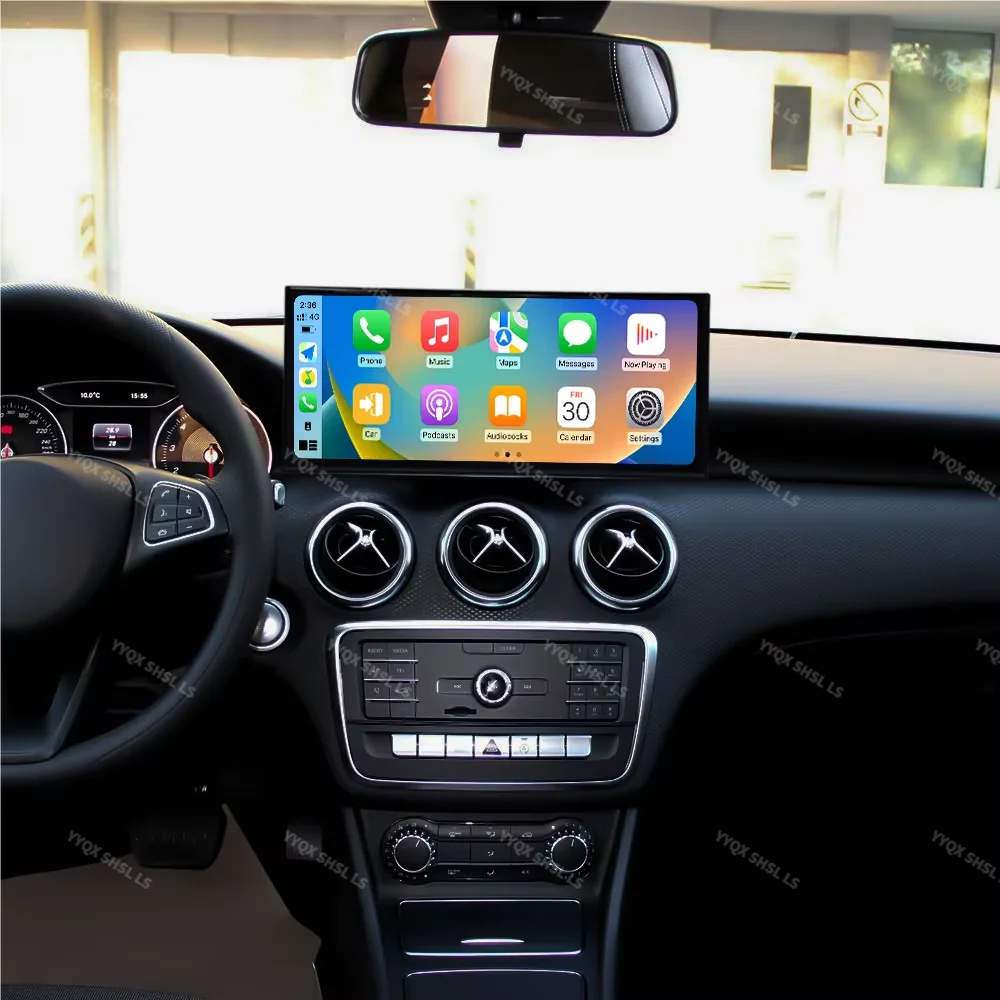 

15.8“ GPS Navi Andriod 14 Carplay For Mercedes Benz C W204 2008-2010 Car Radio Auto Stereo Multimedia Player Head Unit NTG