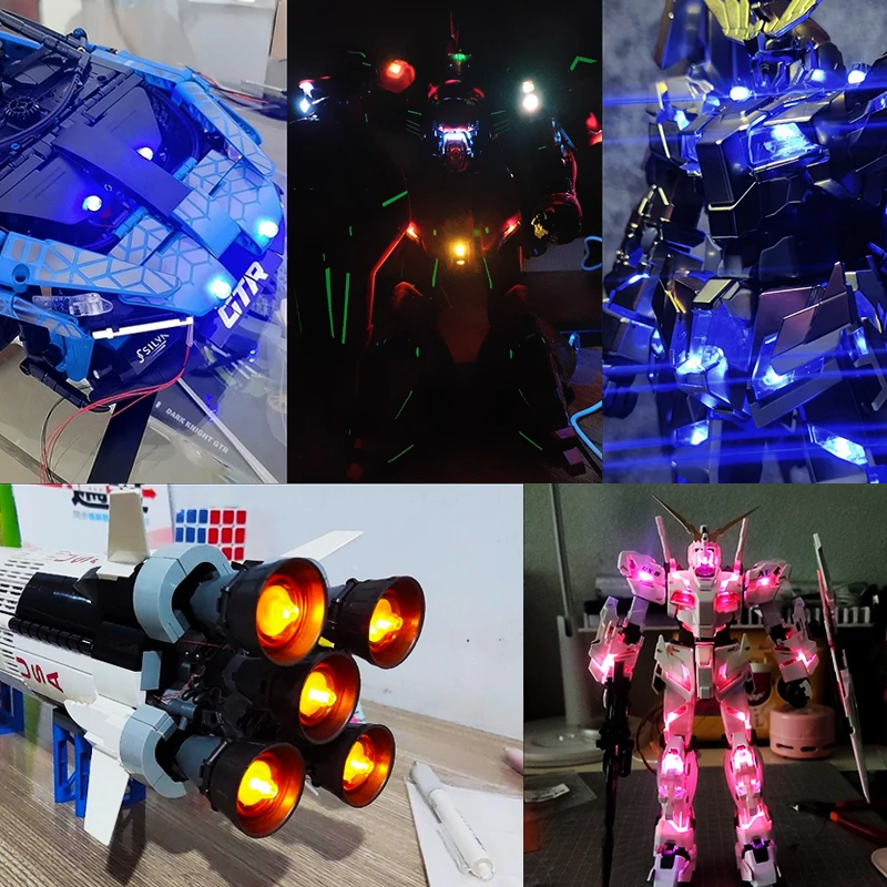 10 Stück/3 V Lot0402 SMD-Modelleisenbahn im HO N OO-Maßstab, vorgelötete Micro Litz-LED-Leitungen, Drähte, 30 cm