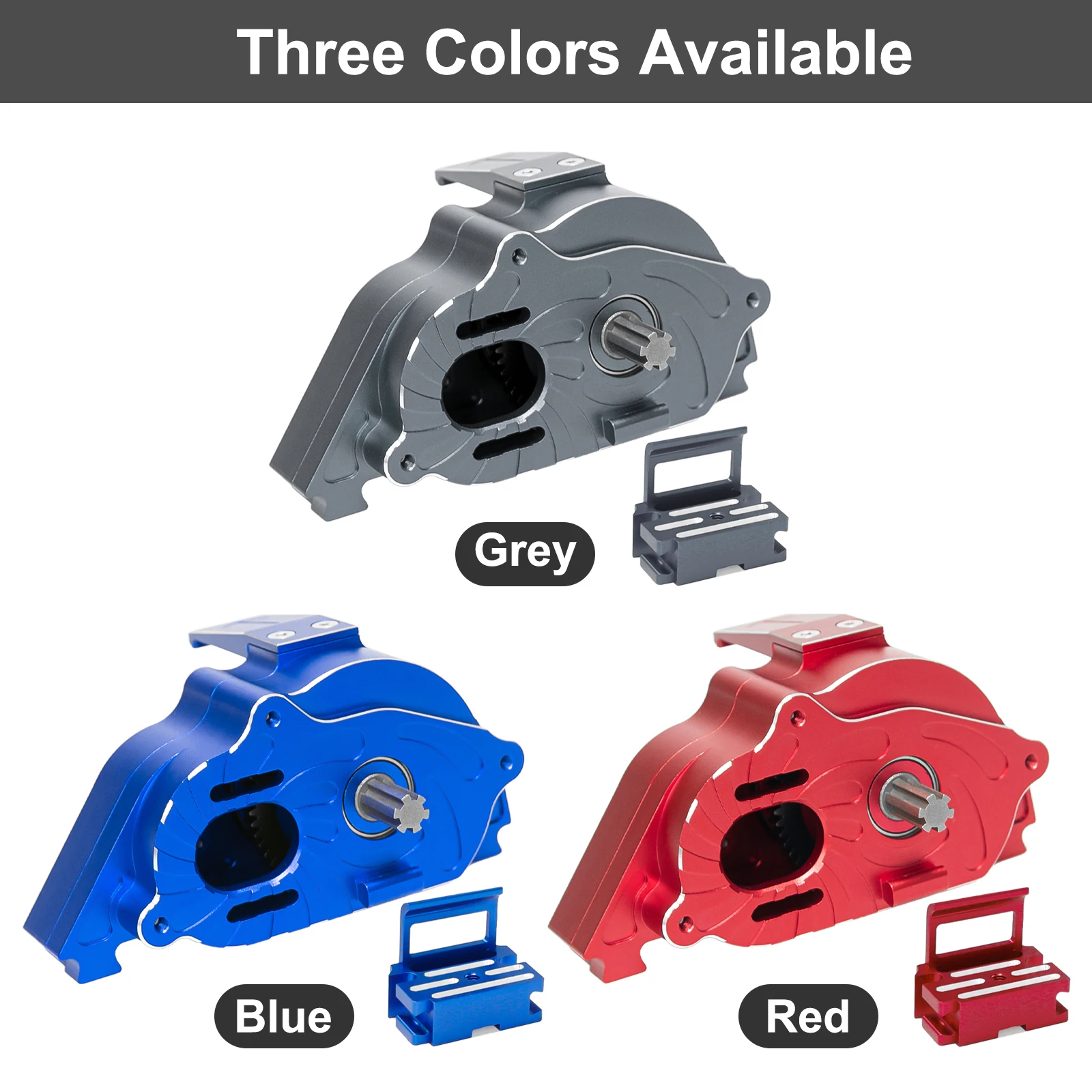 OKHL Center Gearbox Case 57T Metal Diff Set with Pinions for ARRMA Mojave 6S Infraction Felony Limitless Fireteam