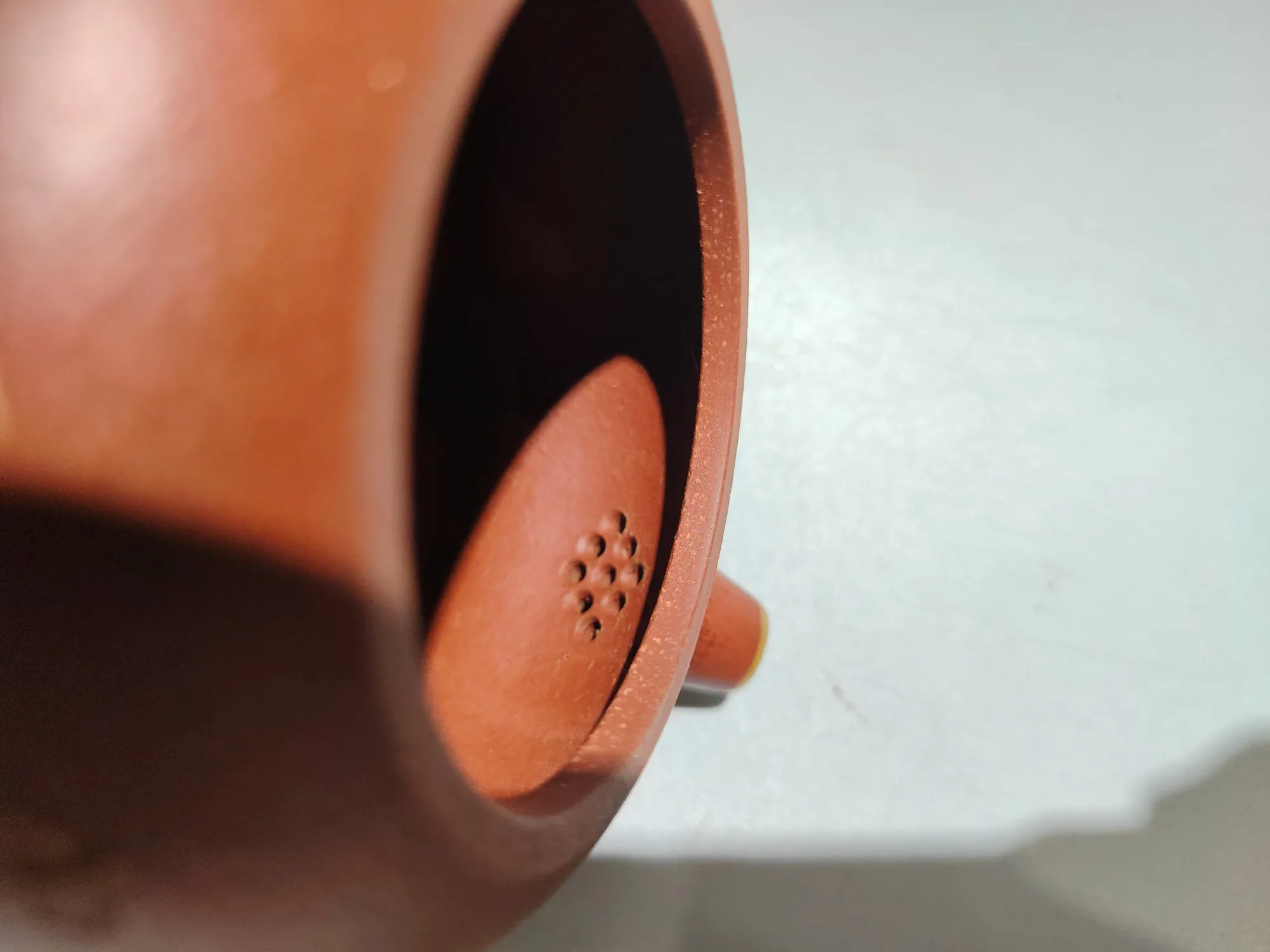 Purple Clay Pot Old Purple Mud Outline in gold Magpie Plum Blossom Pattern Gourd Pot Kettle Teapot Pot Tea Tasting Tea Ceremony