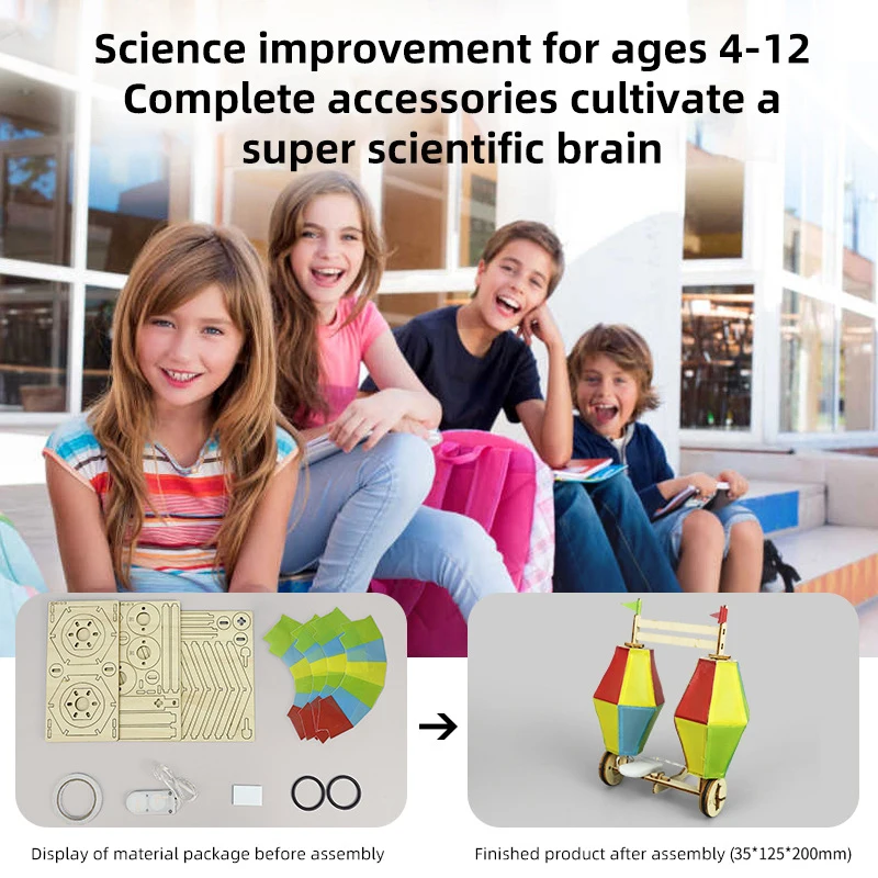 Zrób to sam Gra w myszanie Nauka i technologia Wynalazek Ręcznie robione Zrób to sam Zestaw do samodzielnego montażu Materiały naukowe Zabawki ręcznie robione zabawki fizyczne
