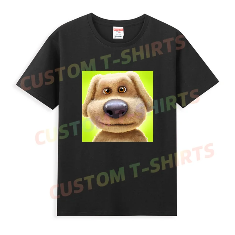 

2025 Men T Shirt Casual Talking Ben IShowSpeed Classic T-Shirt Graphic Summer Short Sleeves 100% Cotton S-3XL