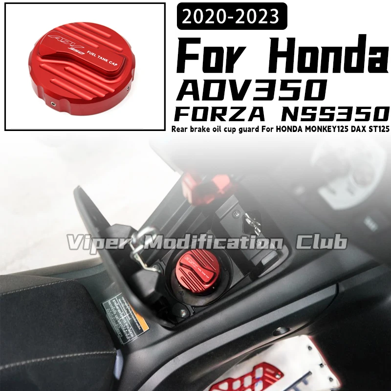 

For Honda FORZA350 NSS350 ADV350 Modified oil tank cover Aluminum alloy oil cup cover Protection cover 2020 2021 2022 2023