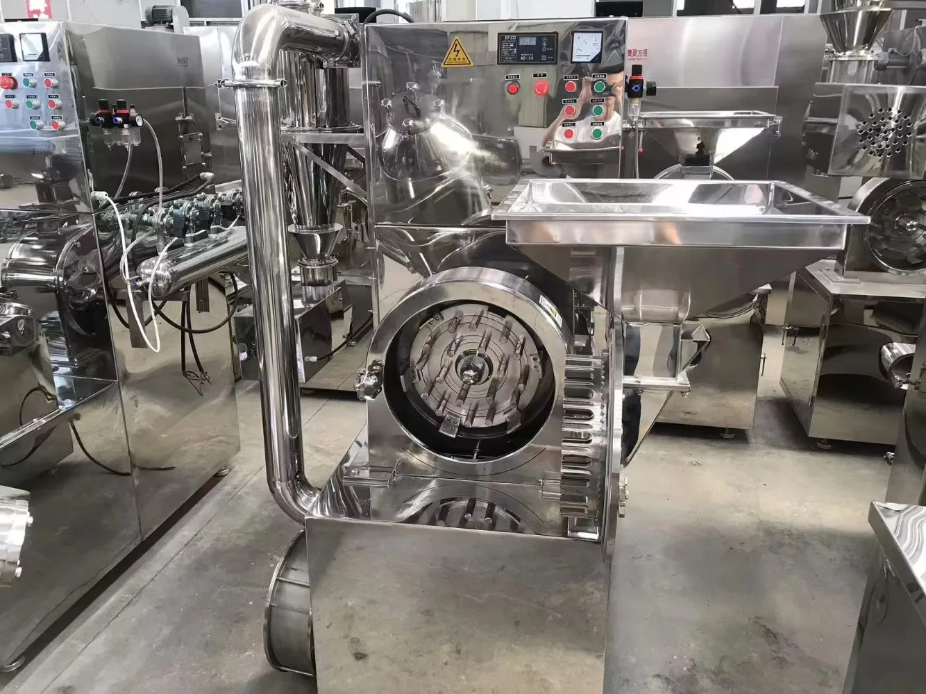 Stainless Steel Electric Arabic Gum Sugar Spice Powder Pulverizer Pin Mill Industrial Universal Grinder Machine High Capacity
