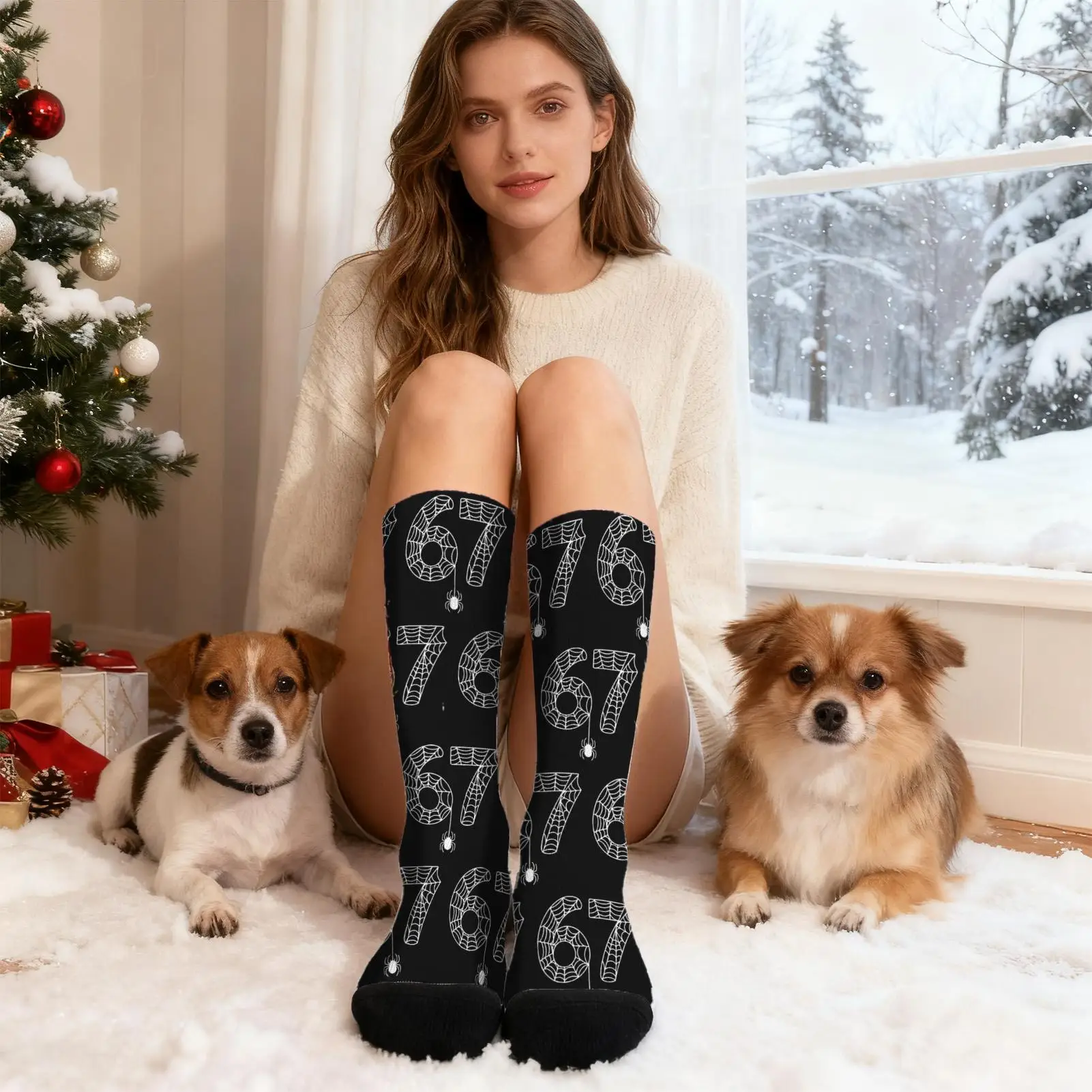 

Футбольные носки, забавные длинные мягкие дышащие футбольные носки с принтом 67, молодежные для мужчин, женщин, взрослых, подростков, спортсмен, баскетбол, хоккей