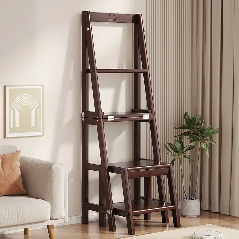 multi-functional  ladder Household folding telescopic ladder Stool dual-purpose thickened herringbone ladder Step ladder