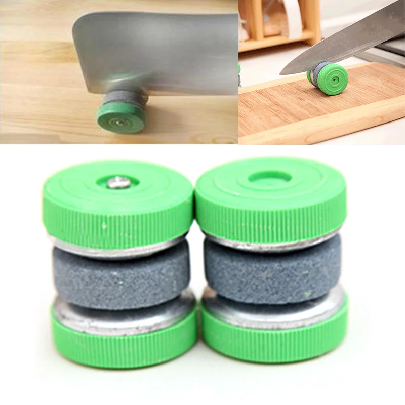 4/1pcs Mini Knife Sharpener Hand-held Multi-function Sharpening Stone Portable Outdoor Sharpeners Kitchen Knives Accessories