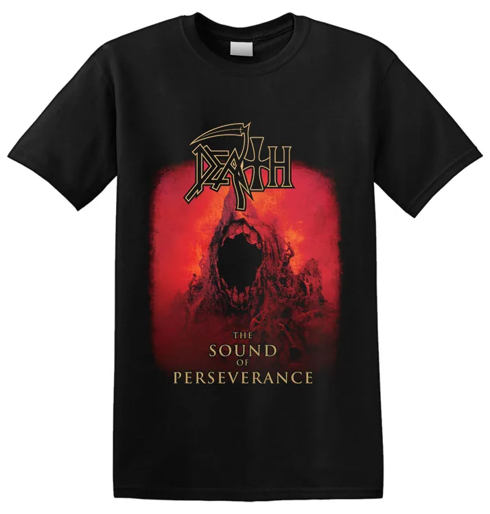 

DEATH - 'The Sound Of Perseverance' T-Shirt Tees High Quality 100%Cotton Short Sleeve