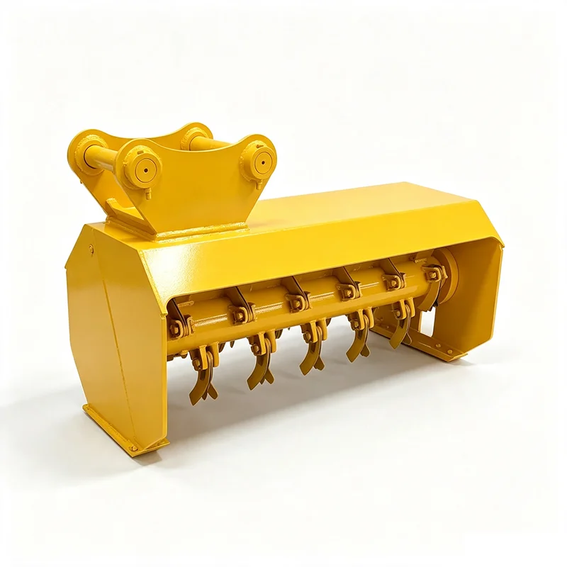 Excavator Flail Mower Heavy Duty Grass Cutter Hydraulic Brush Shredder for Garden Lawn Tree Trimming Weed Removal