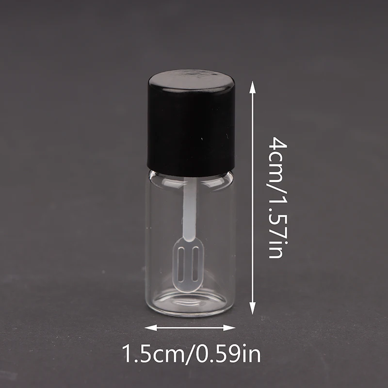 3ml Liquid Foundation Subpackage Bottle Thickened Glass Bottles Non Fragile Portable Travel Cosmetics Subpackage Tools