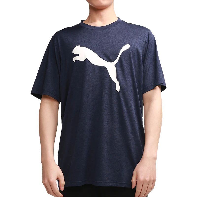 PUMA حقيقية الموسم الحالي الجديد الرجال الرياضة جولة الرقبة المألوف عارضة قصيرة الأكمام تي شيرت 520139-06