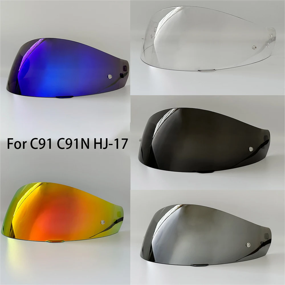 

Motorcycle helmet Visor Anti-UV PC visor Lens C91N Model Smoke Dark Replacement Visor For HJC C90 C91 HJ-17