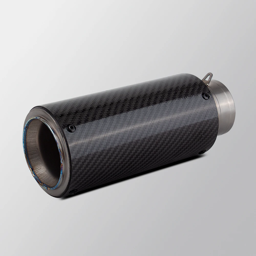 Motorcycle Exhaust Muffler 51MM 60MM Universal Super Street Bike Exhausts Project CR-T Tail Tube For GSXS1000GT MT-09 NX500 Z900