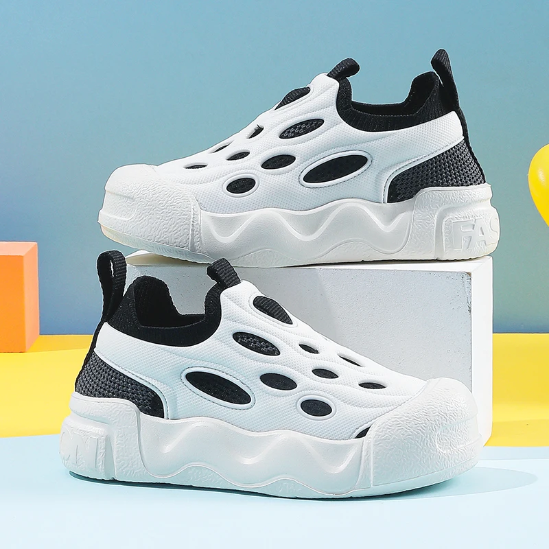 

Casual Children Shoes Breathable Mesh Sneakers for Kids Comfortable Slip Ons Shoes Boys Girls Casual Sports Shoes