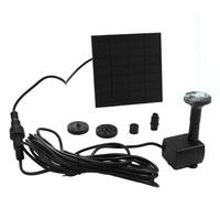 Mini Solar Panel Water Pump DC Brushless DIY Solar Fountain Pump 4 Nozzles 200L/H Solar Water Fountain Indoor