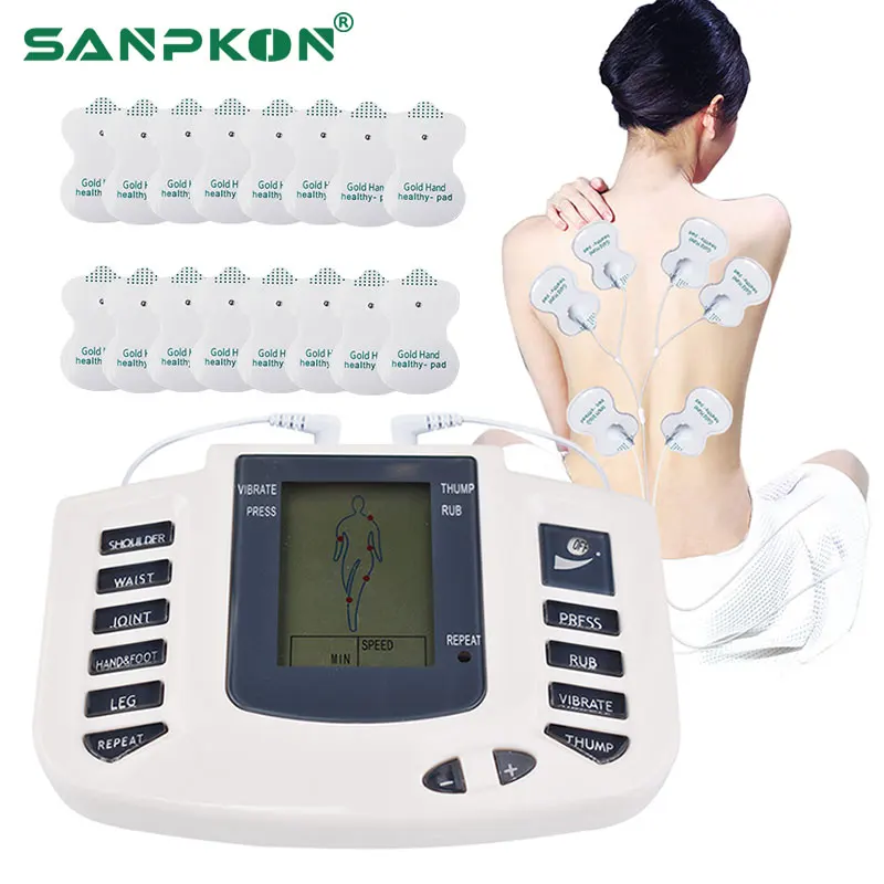 

8 Mode Electrical EMS Muscle Stimulator Relieve Pain Pulse Tens Acupuncture Massage Machine Body Relax Muscle Therapy Massager